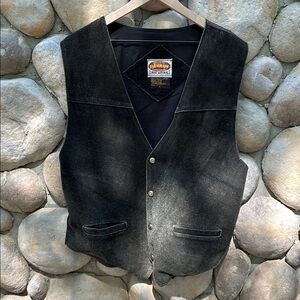 Vintage Paragraff Genuine Leather Vest